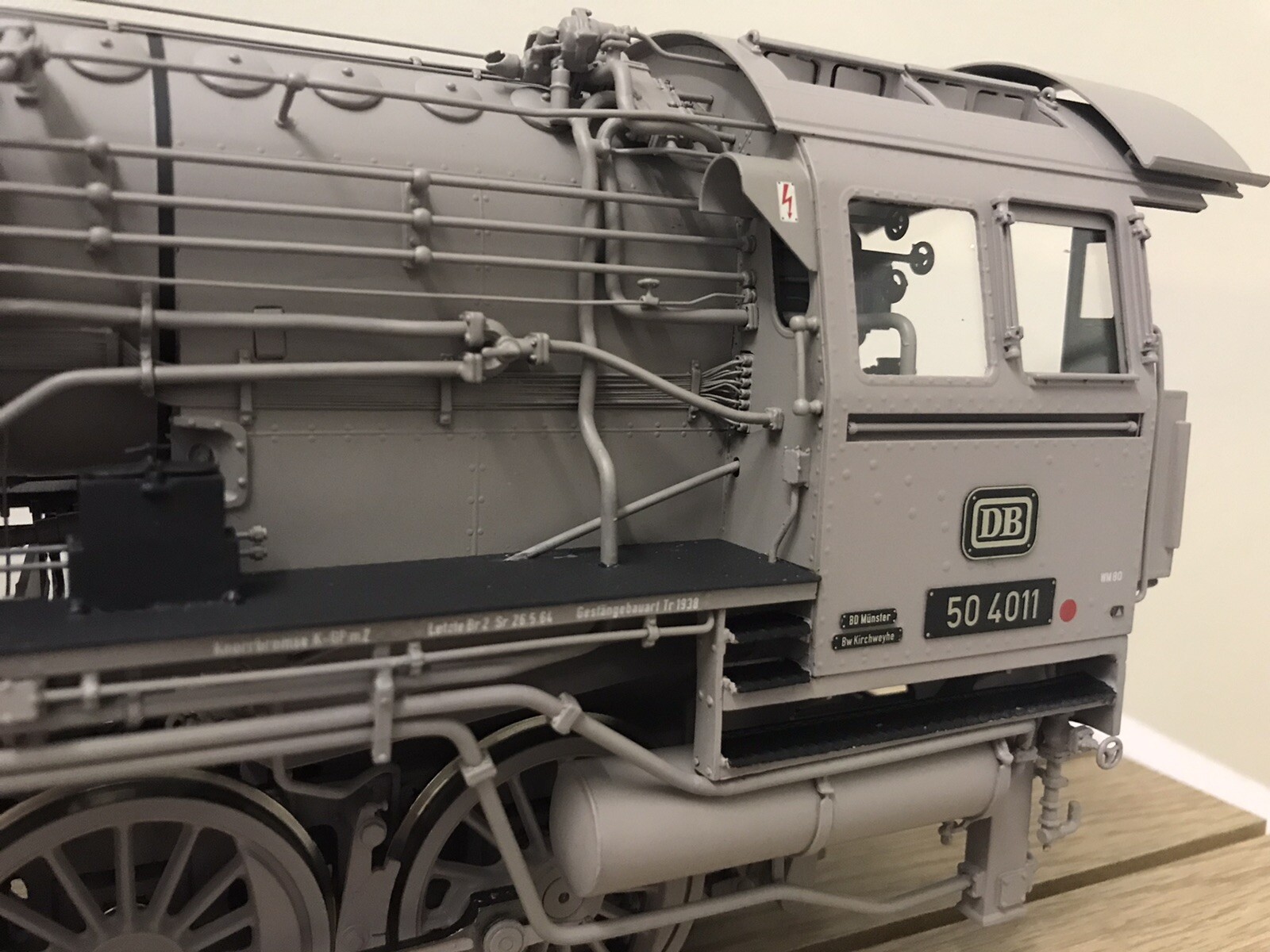 KM1 Gauge 1 Steam Franco Crosti Br 50 4011 DB Photo Paint Special Series Limited