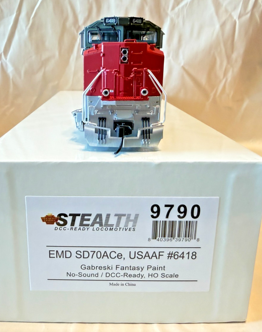 Broadway Limited BLI HO USAAF Gabreski Fantasy Paint SD70ACE DCC Ready