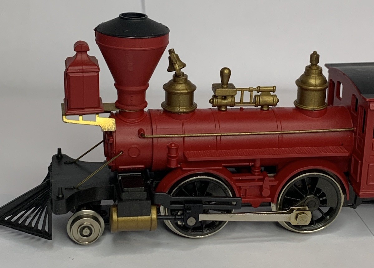 AHM Rivarossi HO Scale Bowker 2-4-0 Steam Loco & Tender KC.St.L.&C VTG Untested