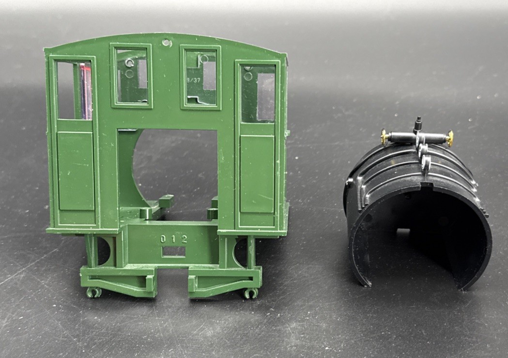 Cab, Boiler End, Roof & Footboards For LGB mogul. Cab #18