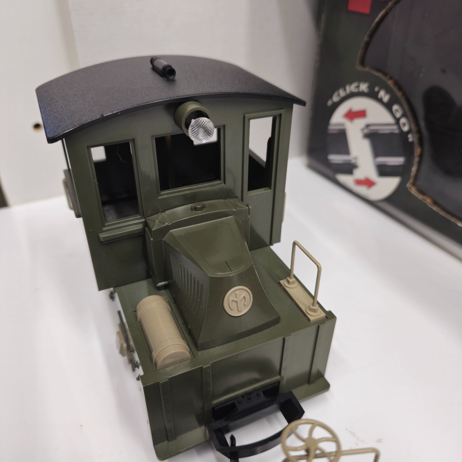 Hartland Locomotive Works 3rd Brigade Army Train Set Mack Licensed No Cord