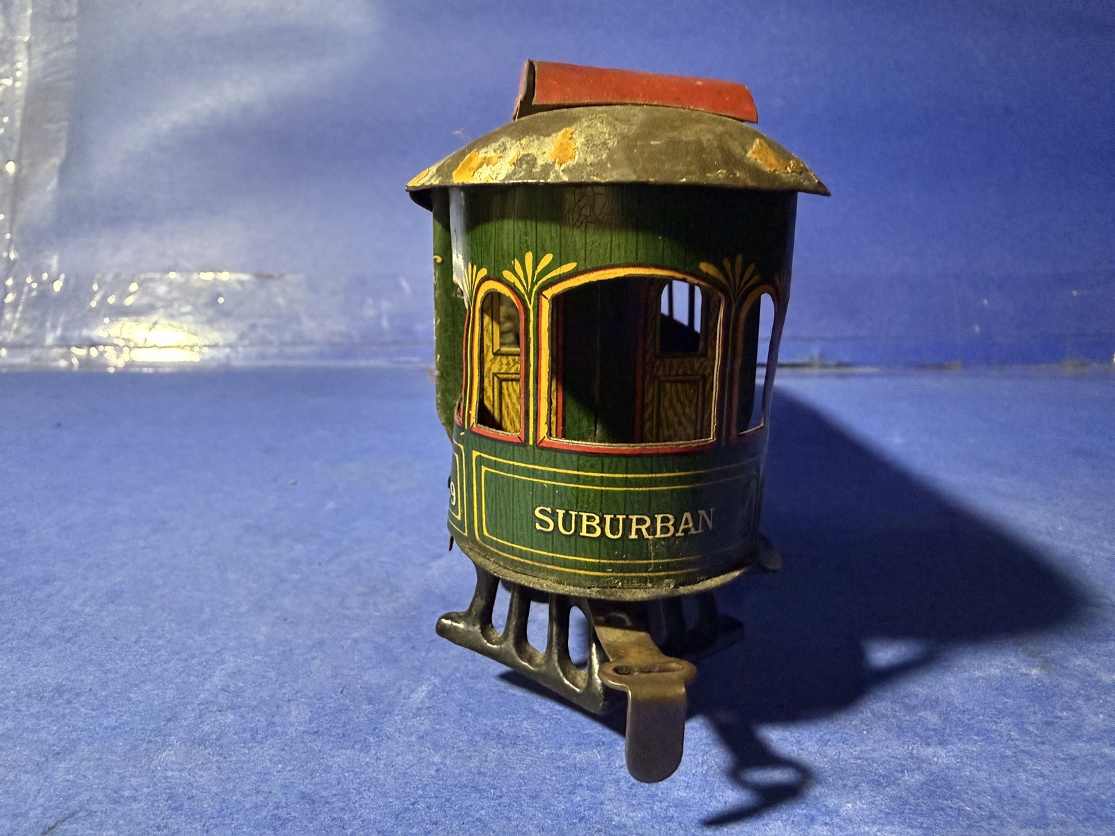 Ives Prewar #809 Suburban Trolley (Powered) —Scarce— (Updates Description)