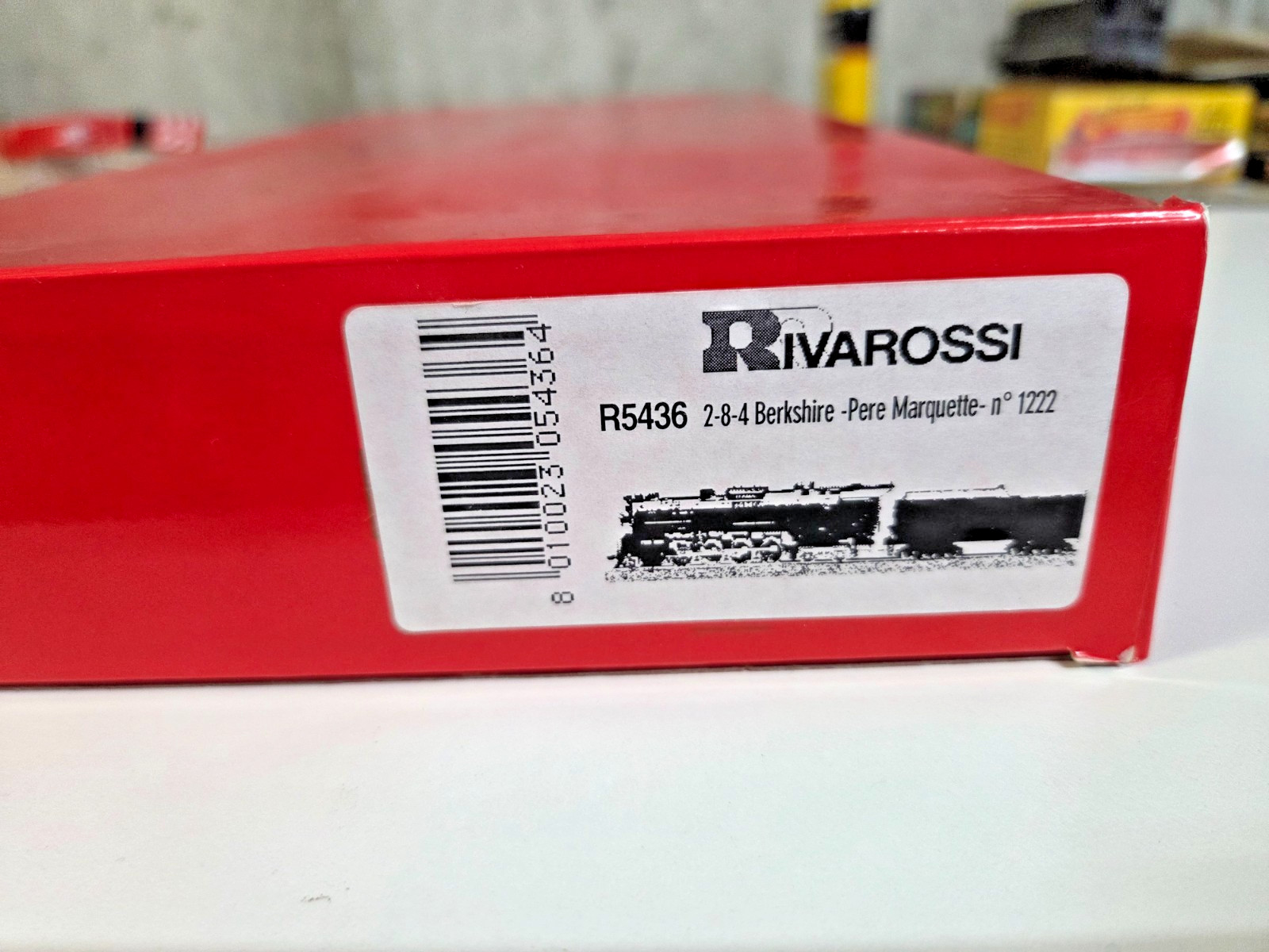 HO Rivarossi R54236 2-8-4 Steam Locomotive, Berkshire – Pere Marquette – In Box