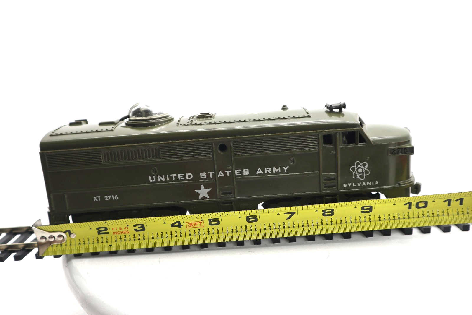 KMT Kusan Auburn 2716, O, 2 Rail, U. S. Army Alco Diesel Locomotive, C-7 EX
