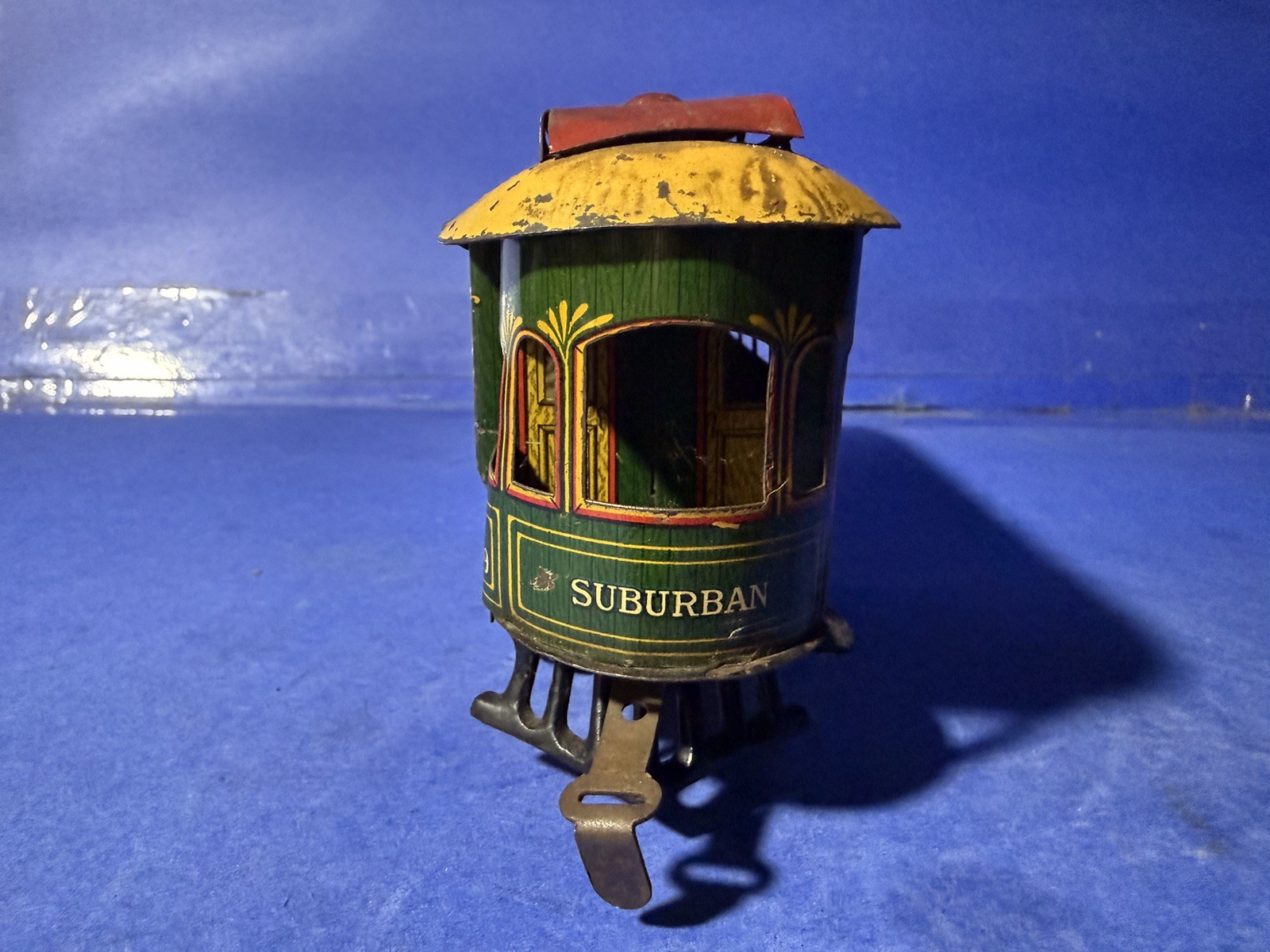 Ives Prewar #809 Suburban Trolley (Powered) —Scarce— (Updates Description)