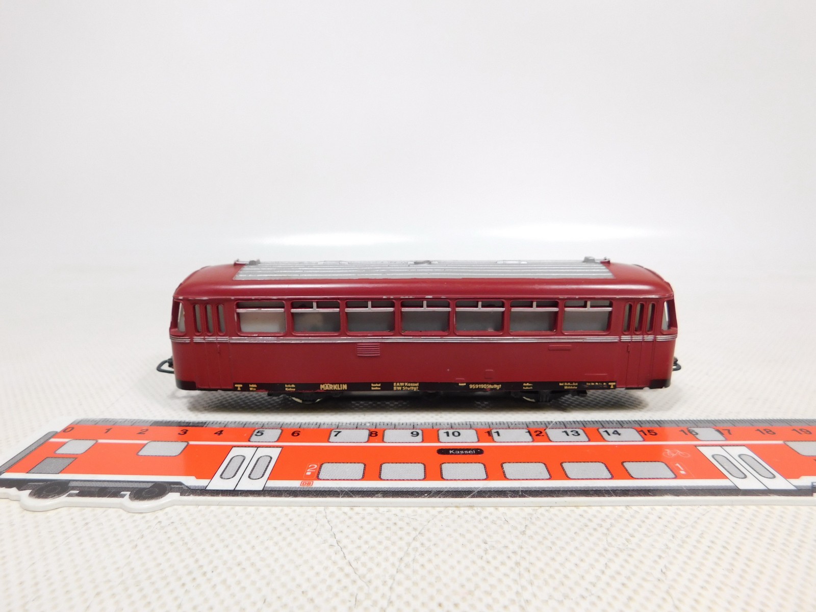 Märklin H0 Ac 3016.1 Rail Bus Db 800 95 9190 Stuttgart Dark Red #EC653-1