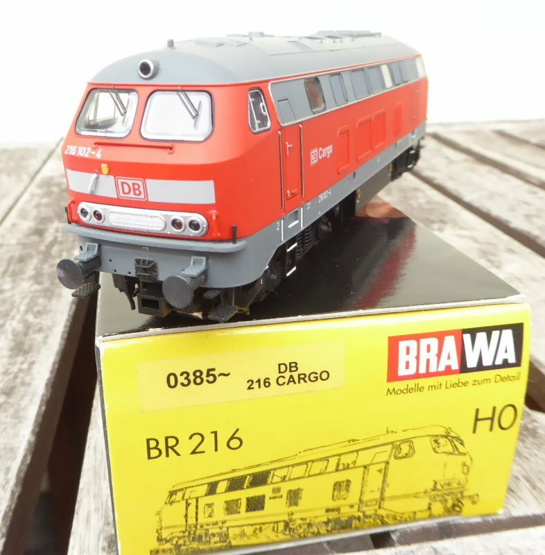 Brawa 0385 H0 Diesel Br 216 102-4 DB Cargo Epoch 5/6, 3-Leiter AC Digital