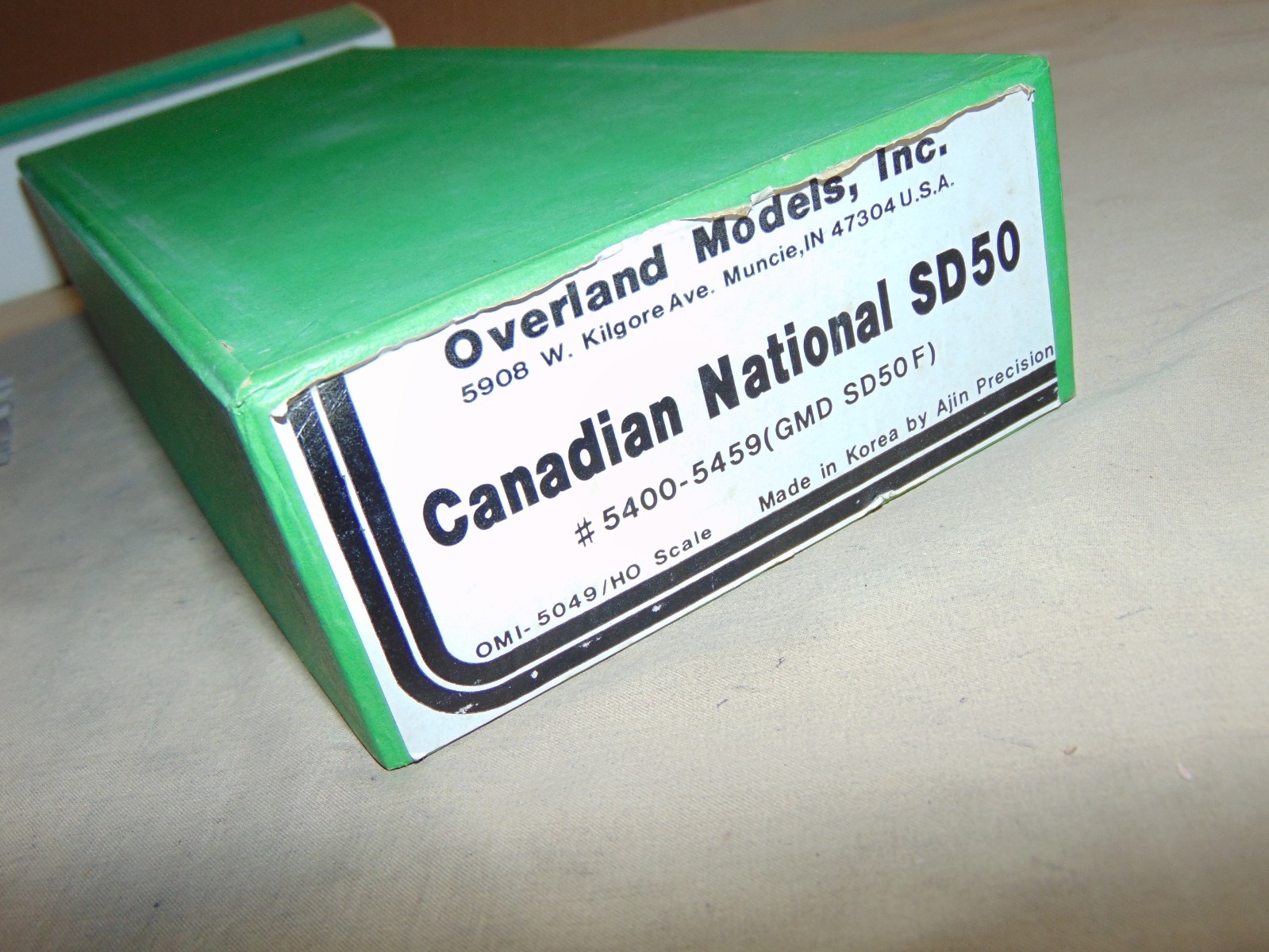 OVERLAND MODELS HO BRASS 5049 UNDECORATED SD50 BRAND NEW IN PLASTIC WRAP #50