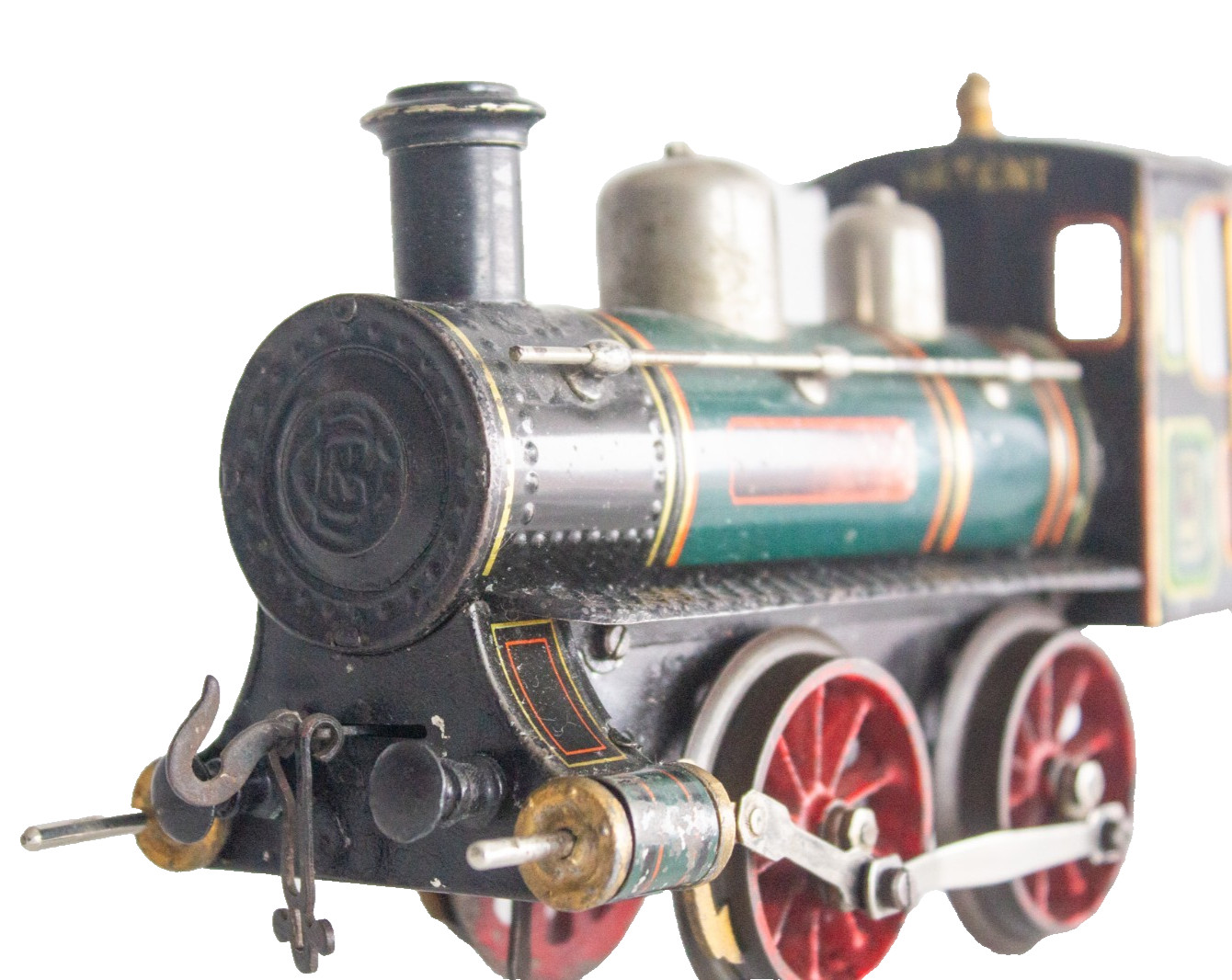 Early version 1900-1905 Bing #I-48 1-gauge Short Cab Clockwork Locomotive