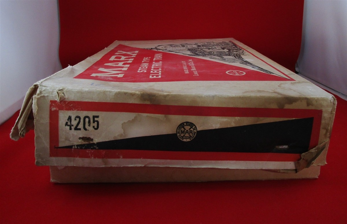 MARX 4205 Steam Type Electric Train Set with Tracks missing transformer #1