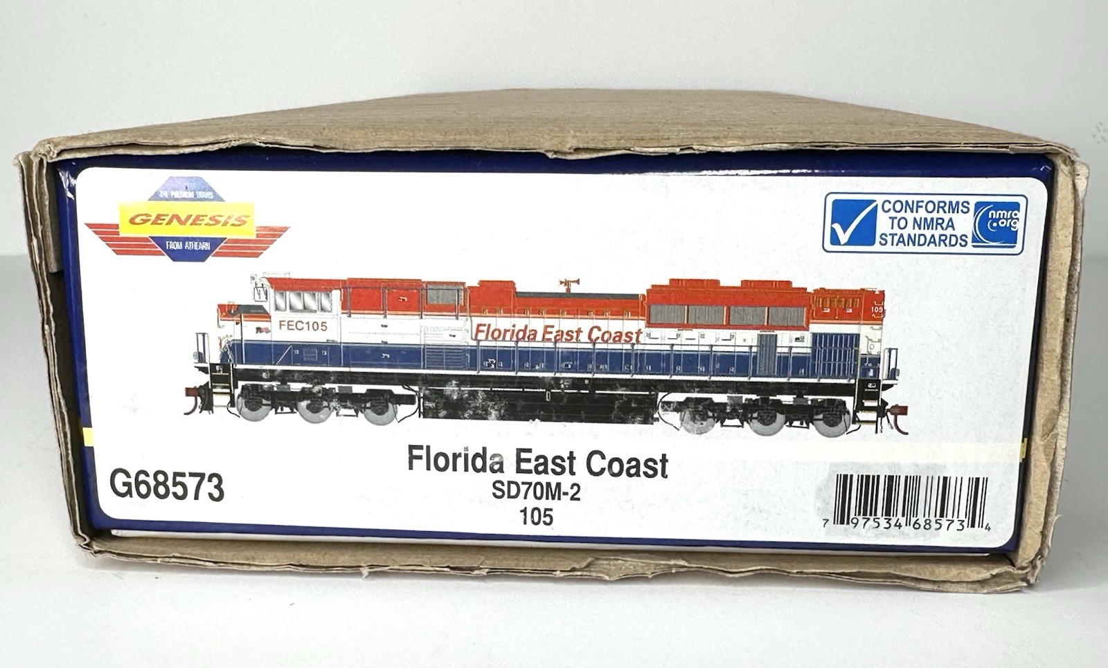 Athearn Genesis G68573 SD70M-2 Locomotive Florida East Coast #105