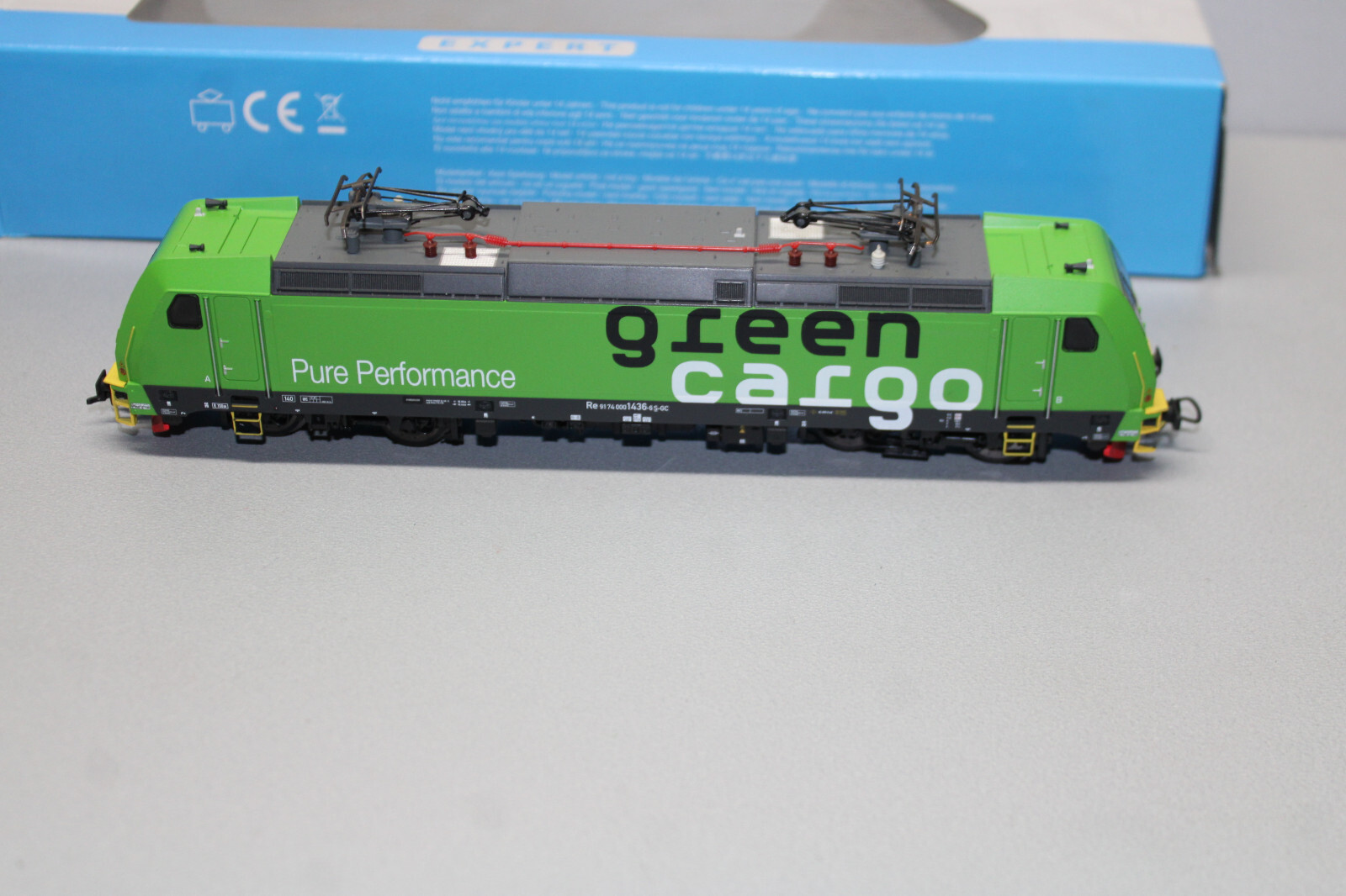 Piko 59545 DCC Digital Locomotive Series 185.2 Green Cargo VI Scale H0 OVP