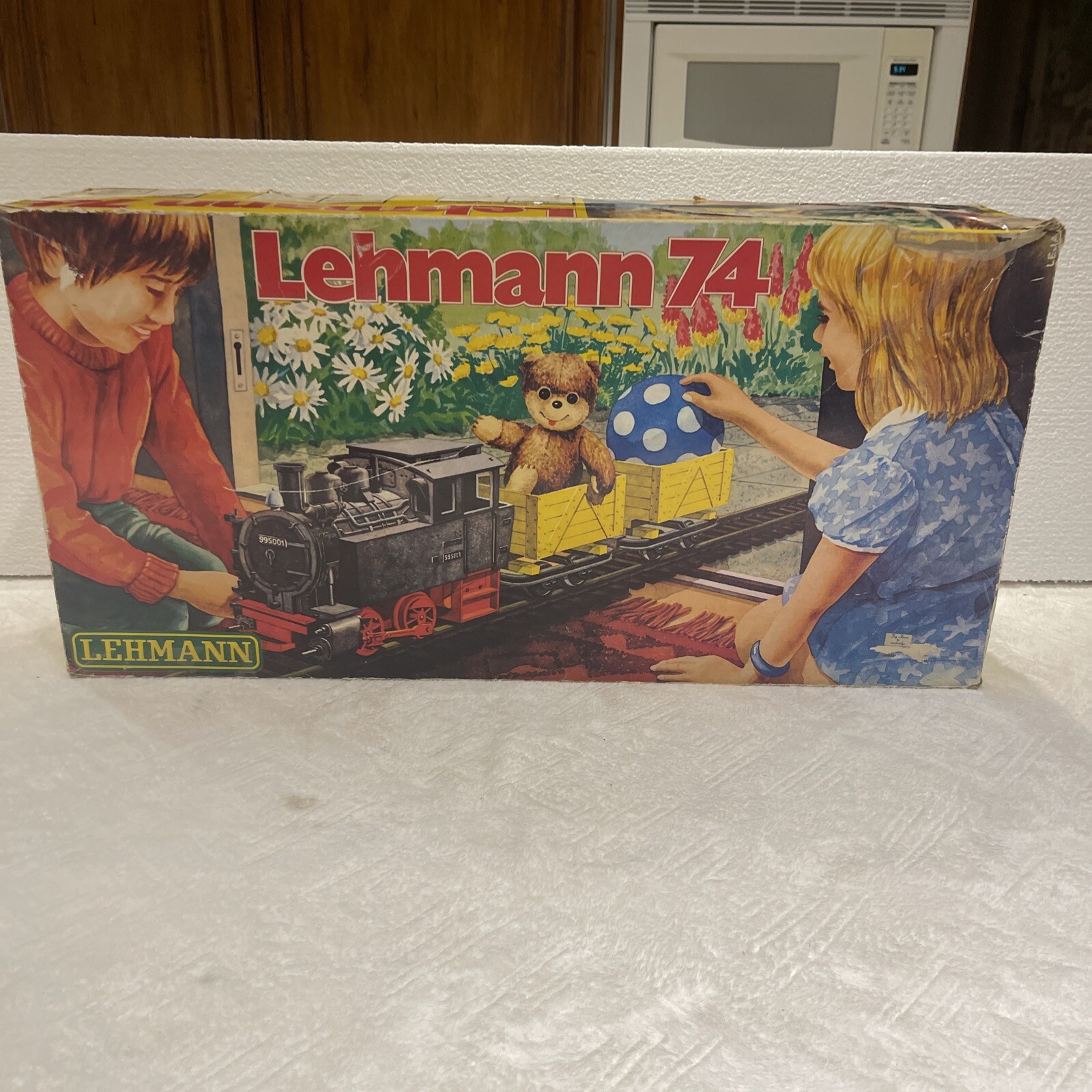 VINTAGE LEHMANN 74 LGB TRAIN SET LOCOMOTIVE TRACK ORIGINAL BOX