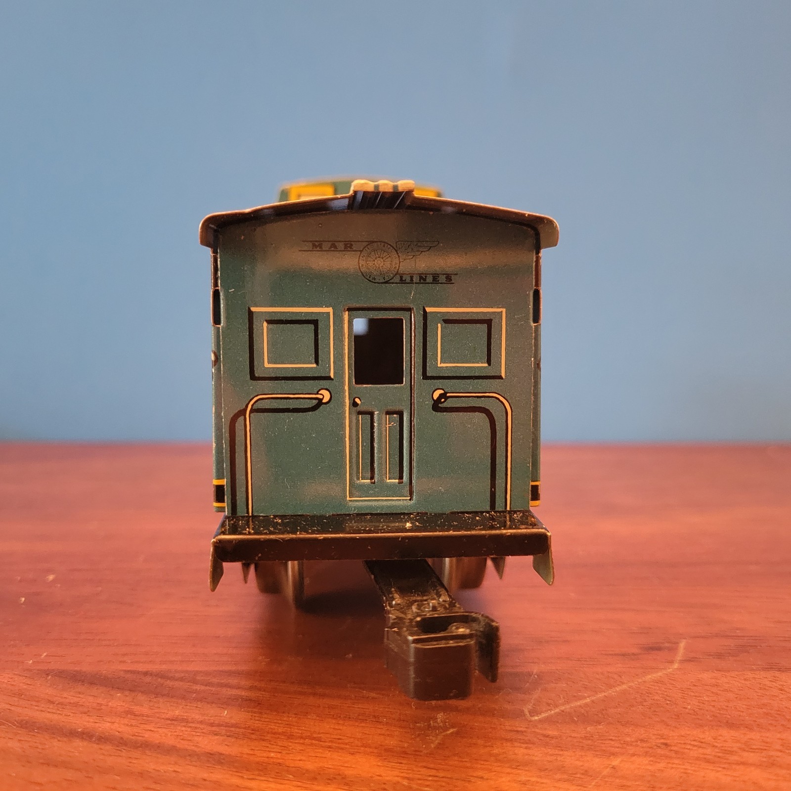 Marx O Gauge 9554 Tin Baltimore & Ohio AA Diesel Locomotive Freight Set