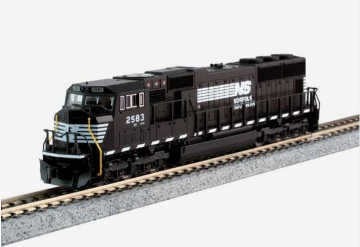 NIB KATO 176-7614 EMD SD70M w/Standard Flat Radiators NS #2586 DCC Ready N Scale