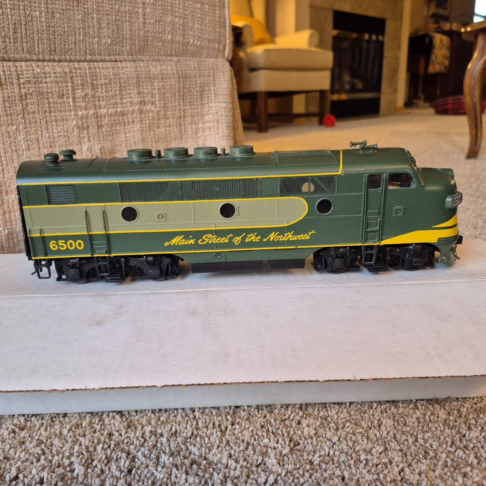 All Nation F3A O Scale Painted Northern Pacific #6500