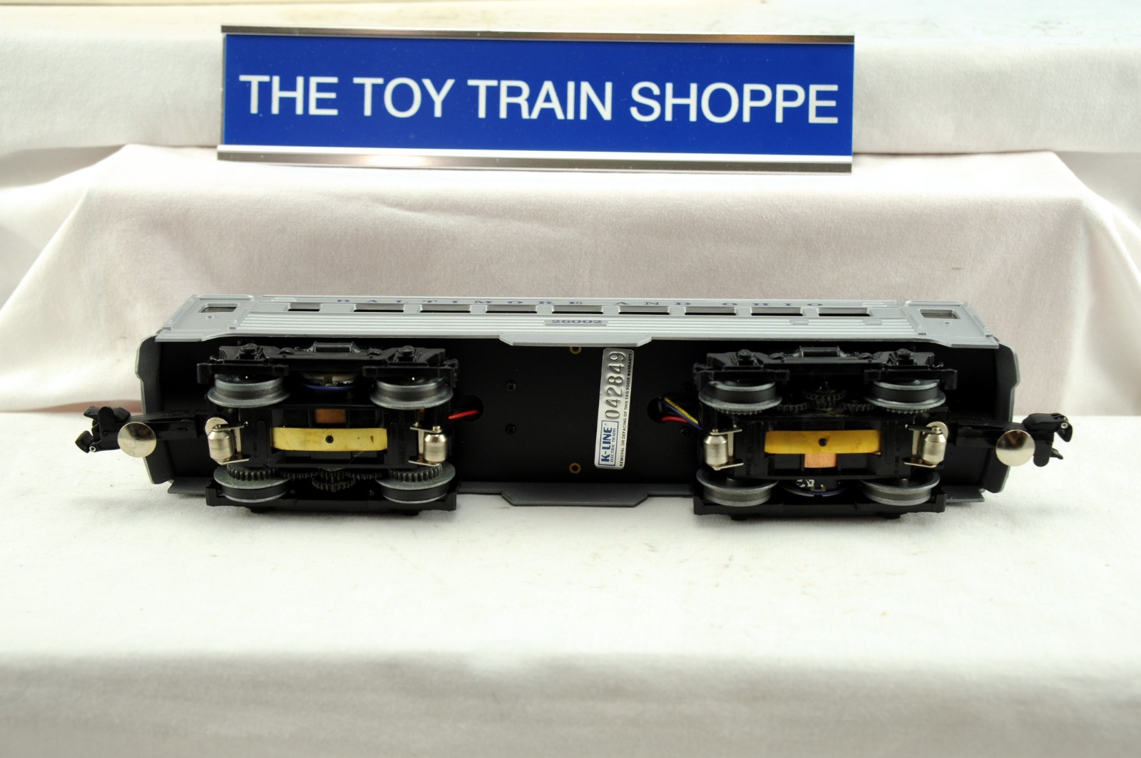 K-LINE K-26002 BALTIMORE & OHIO B&O RDC POWERED BUDD CAR. TESTED. EXC COND IB.