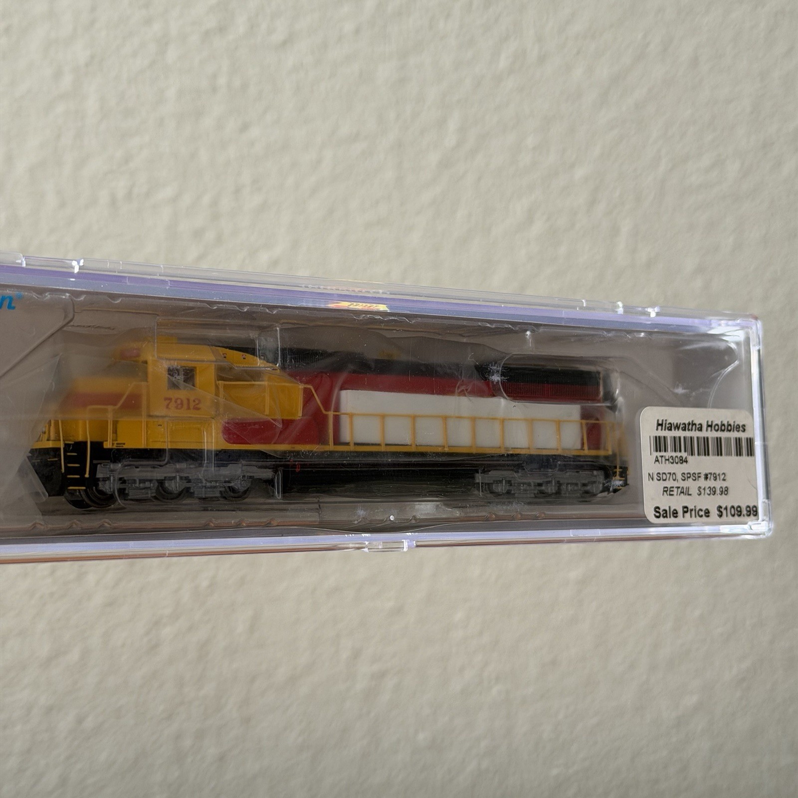 N Scale Athearn SD70 DCC Equipped Kodachrome SPSF 7912 Southern Pacific Santa Fe