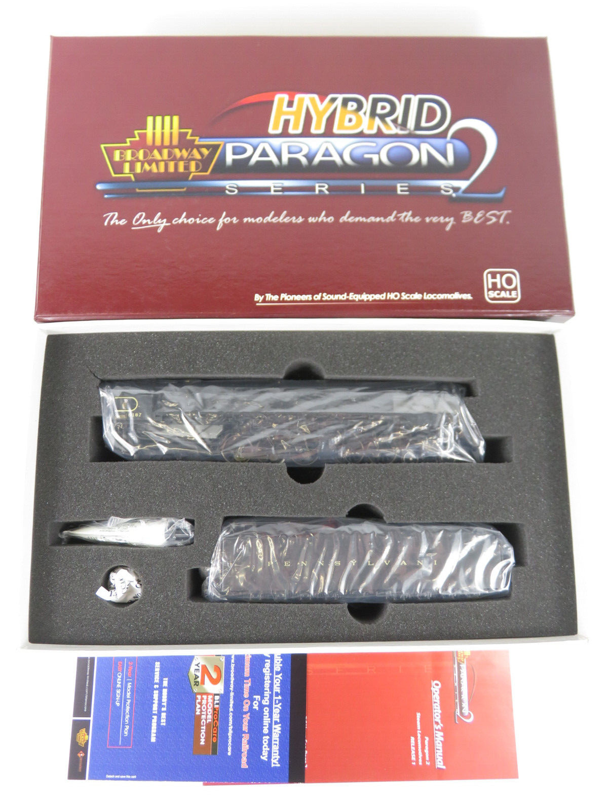Broadway Limited 2066 Brass Hybrid HO PRR 4-4-6-4 Q2 Duplex DCC/Sound/Smoke/NOS