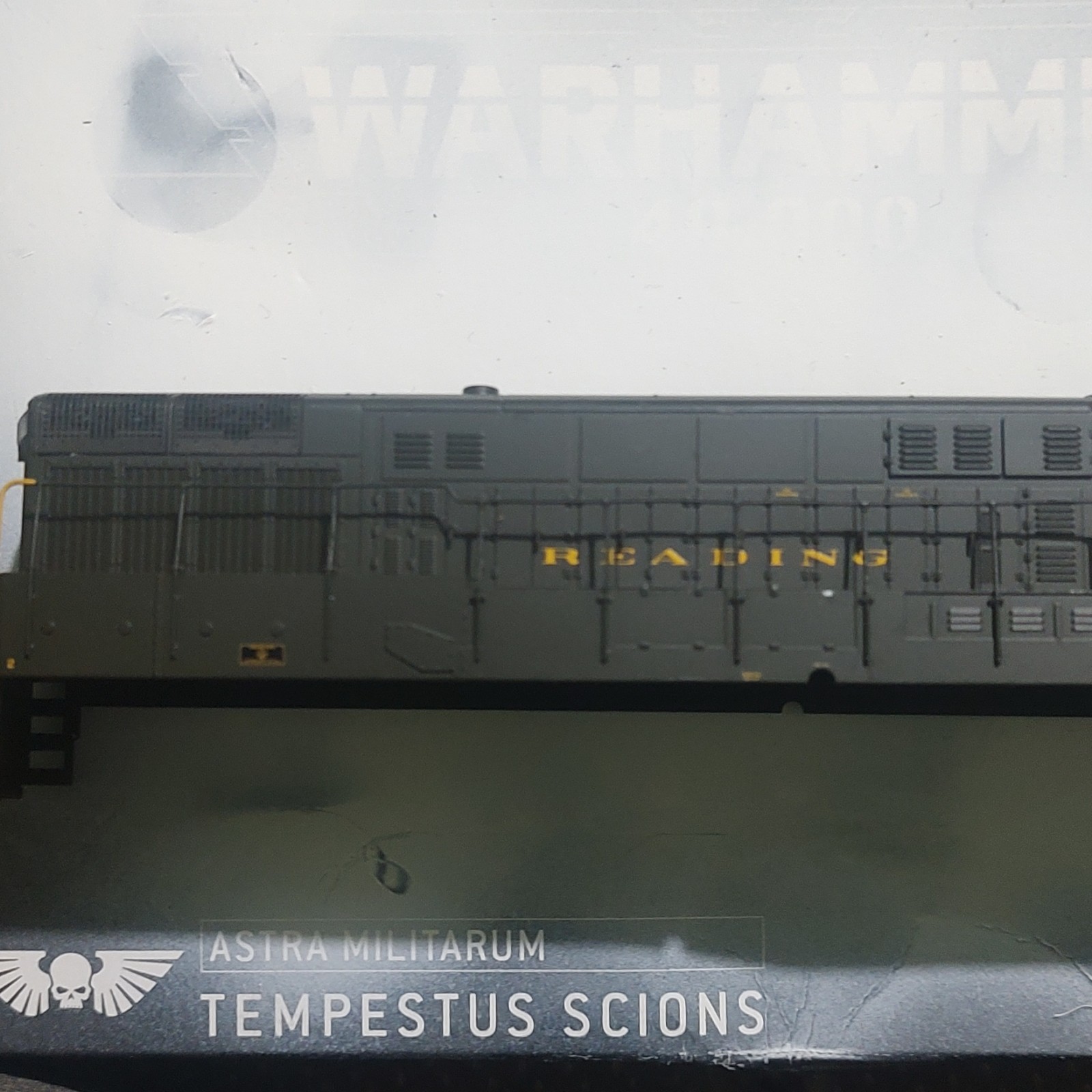 HO Reading green Shell Atlas Plastic Body/Shell No Number 1:87 Scale