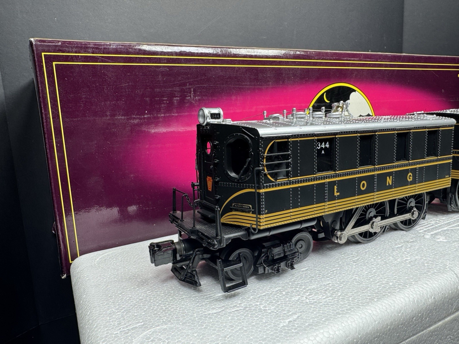 MTH 20-5534-1E Long Island DD-1 electric engine #344A #344B PS2 BCR EX