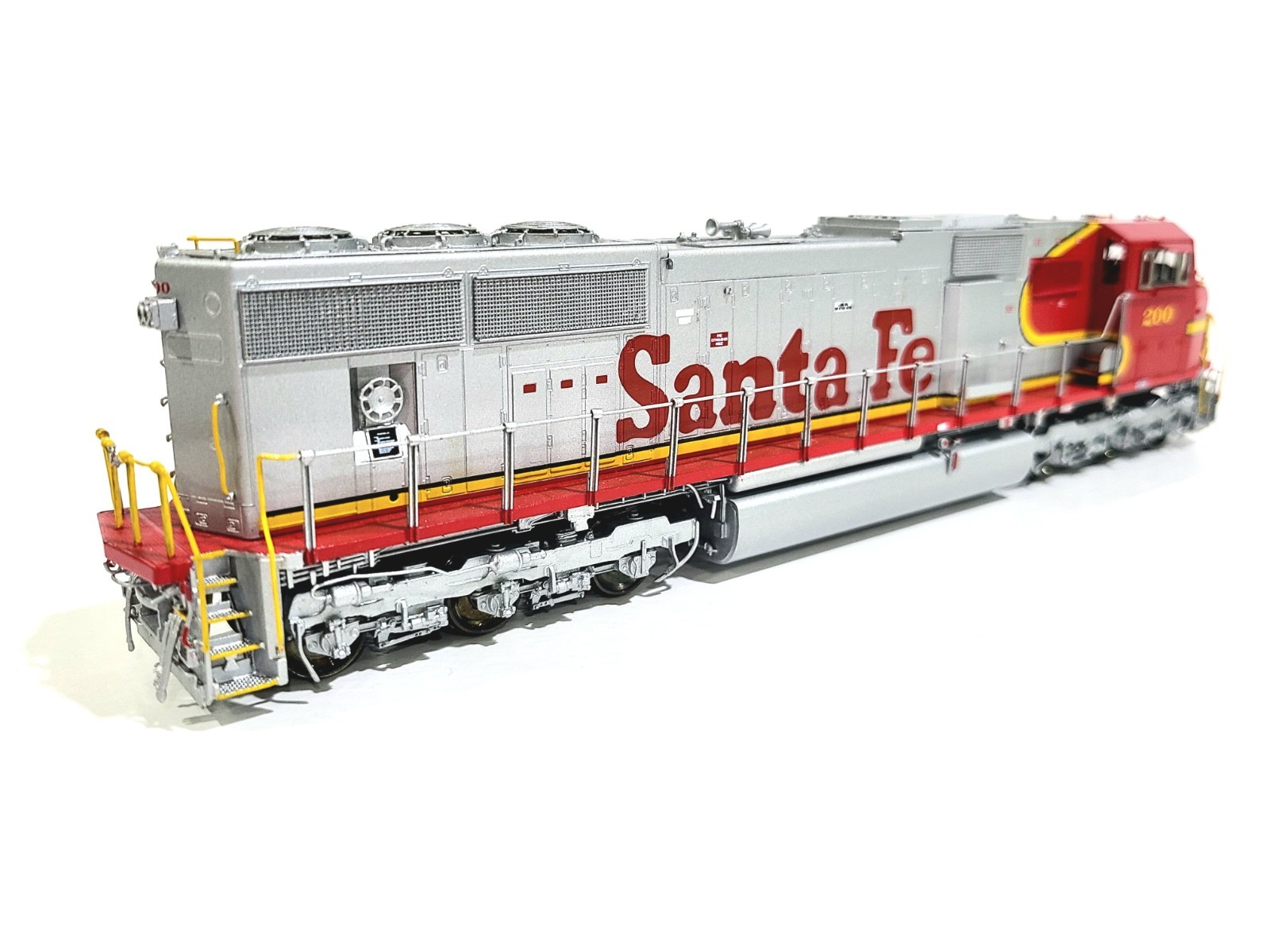 Overland OMI AT&SF EMD SD75M Atchison Topeka & Santa Fe #200 HO Brass #6145.1