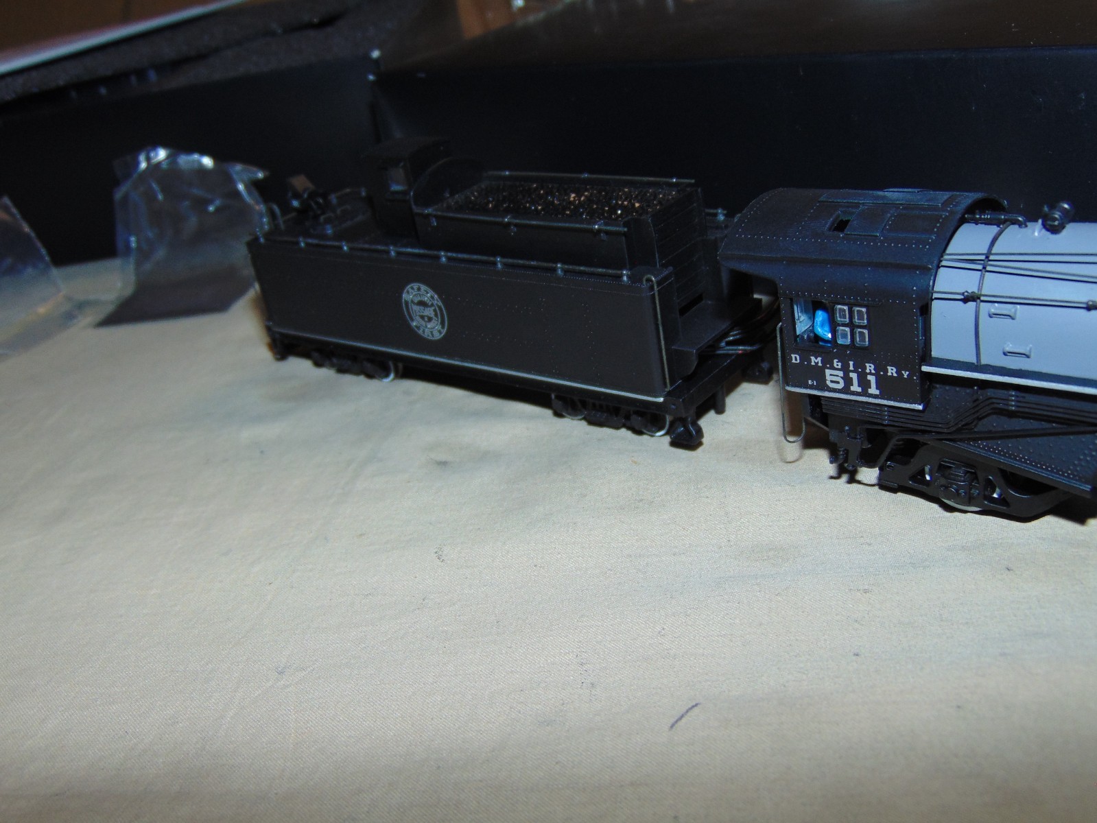BACHMANN SPECTRUM HO 83307 2-10-2 MISSABE DM & IR STEAM ENGINE WITH DCC + BOX