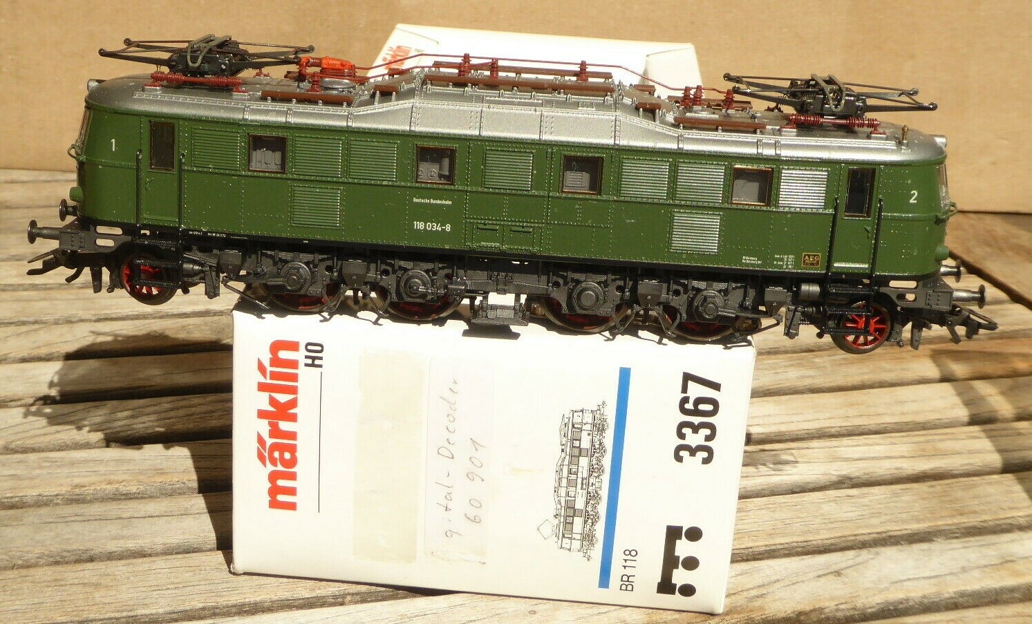 Märklin 3367 H0 Mhi-Elektrolok Br 118 034-8 DB Epoch Digital + Analogue, 5 Motor