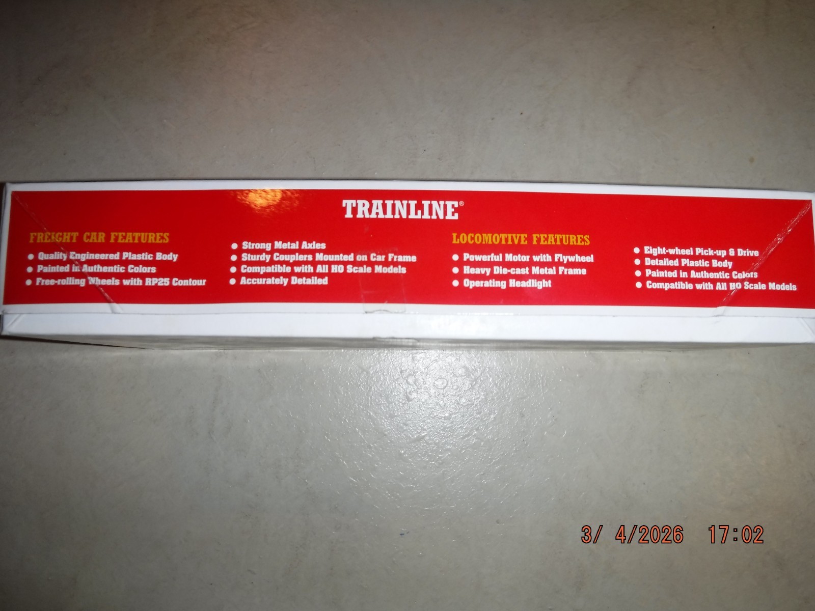 TRAINLINE HO EMD F40Ph CHICAGO RTA VILLAGE OF LOMBARD LOCOMOTIVE #138 – NOS-NEW!
