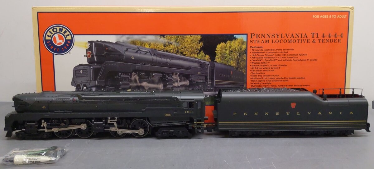 Lionel 6-28063 O Pennsylvania T-1 4-4-4-4 Duplex Steam Locomotive & Tender #5511