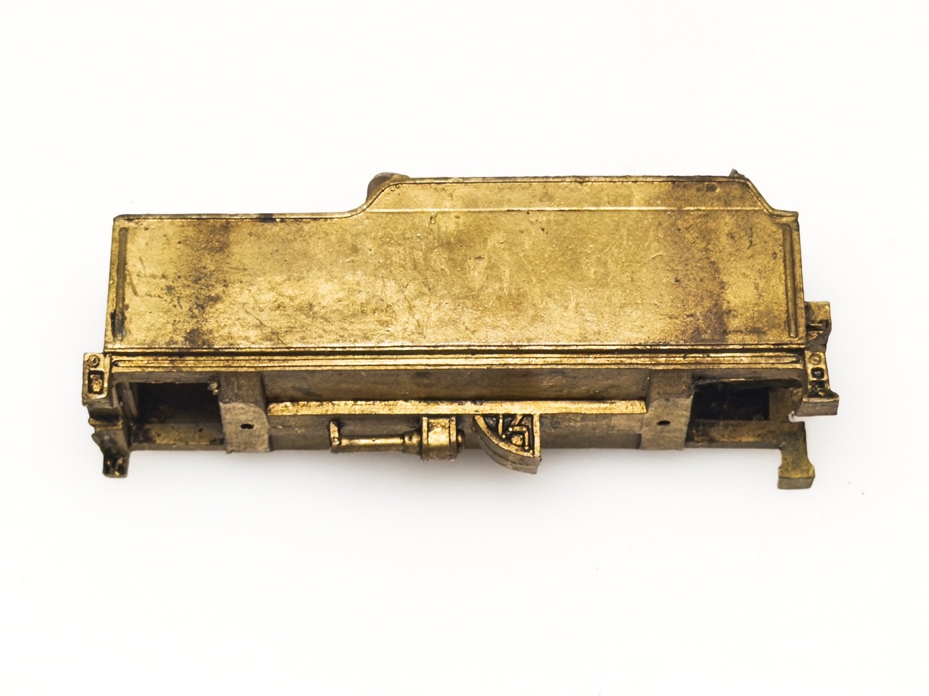 Vintage HO Scale Brass Tender Shell
