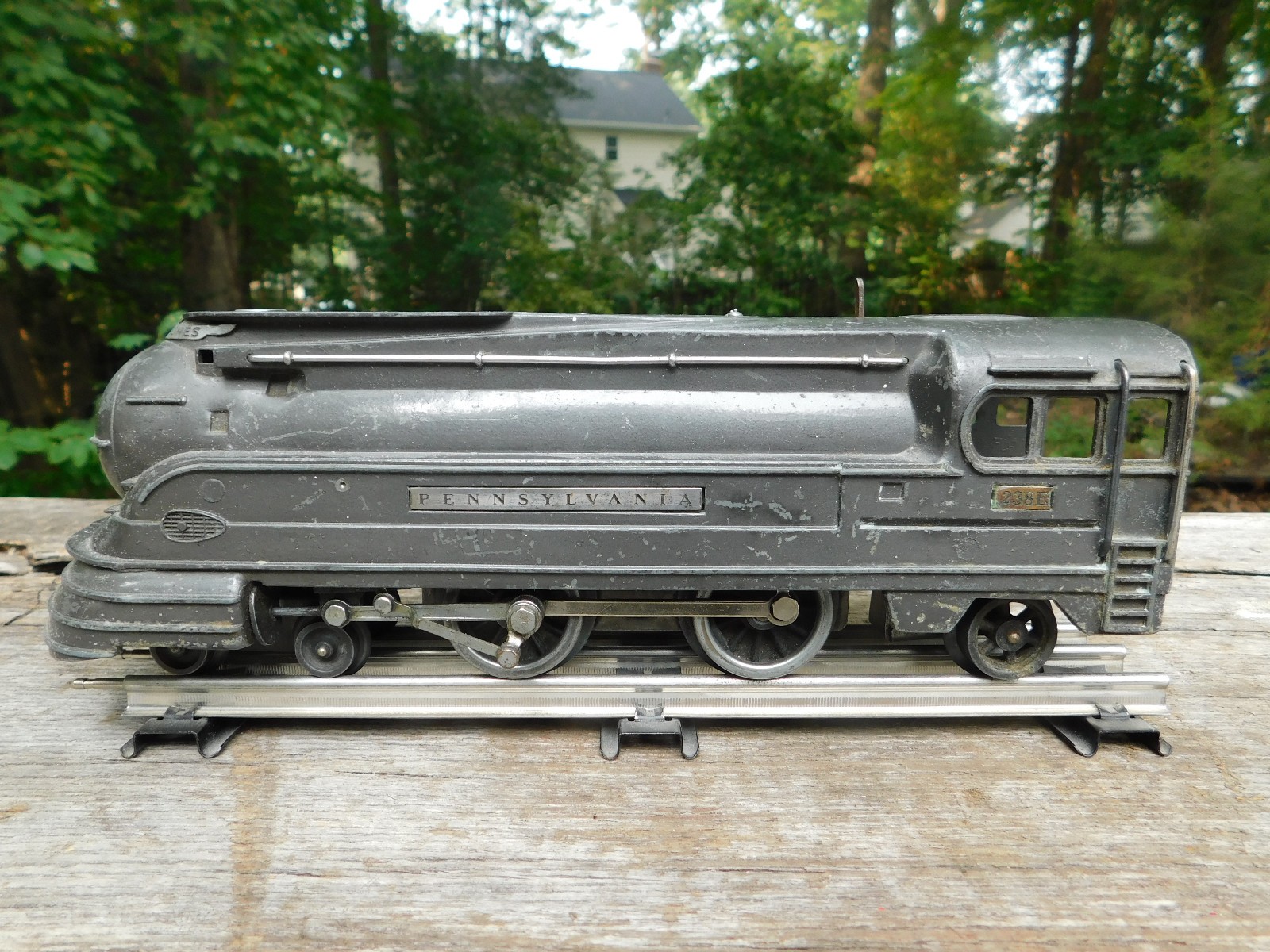 238E Pennsylvania Lionel O Gauge Pre War Streamline Torpedo Steam Locomotive
