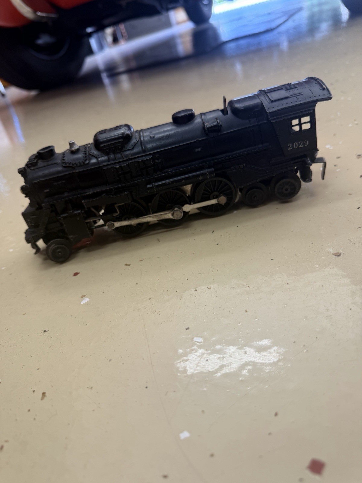 Lionel 2029 O27 Gauge Steam Locomotive Black Analog AC 2-6-2 Tender 1:48 Scale