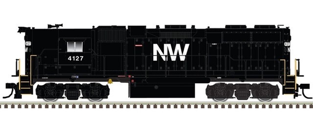 Atlas HO Scale ~ EMD GP38 ~ DC Version ~ Norfolk and Western #4108 ~ 10004069