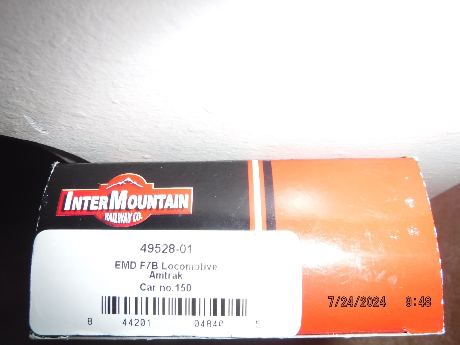 INTERMOUNTAIN HO AMTRAK EMD F7B LOCOMOTIVE TENDER #150 ITEM #49528-01 – NEW!