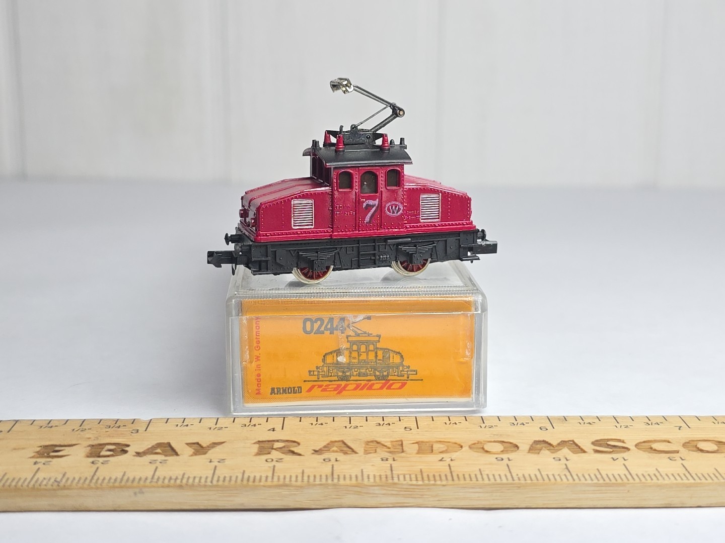 Arnold Rapido N Scale 0244 Electric Locomotive 0-4-0 #7 Private Railway Runs