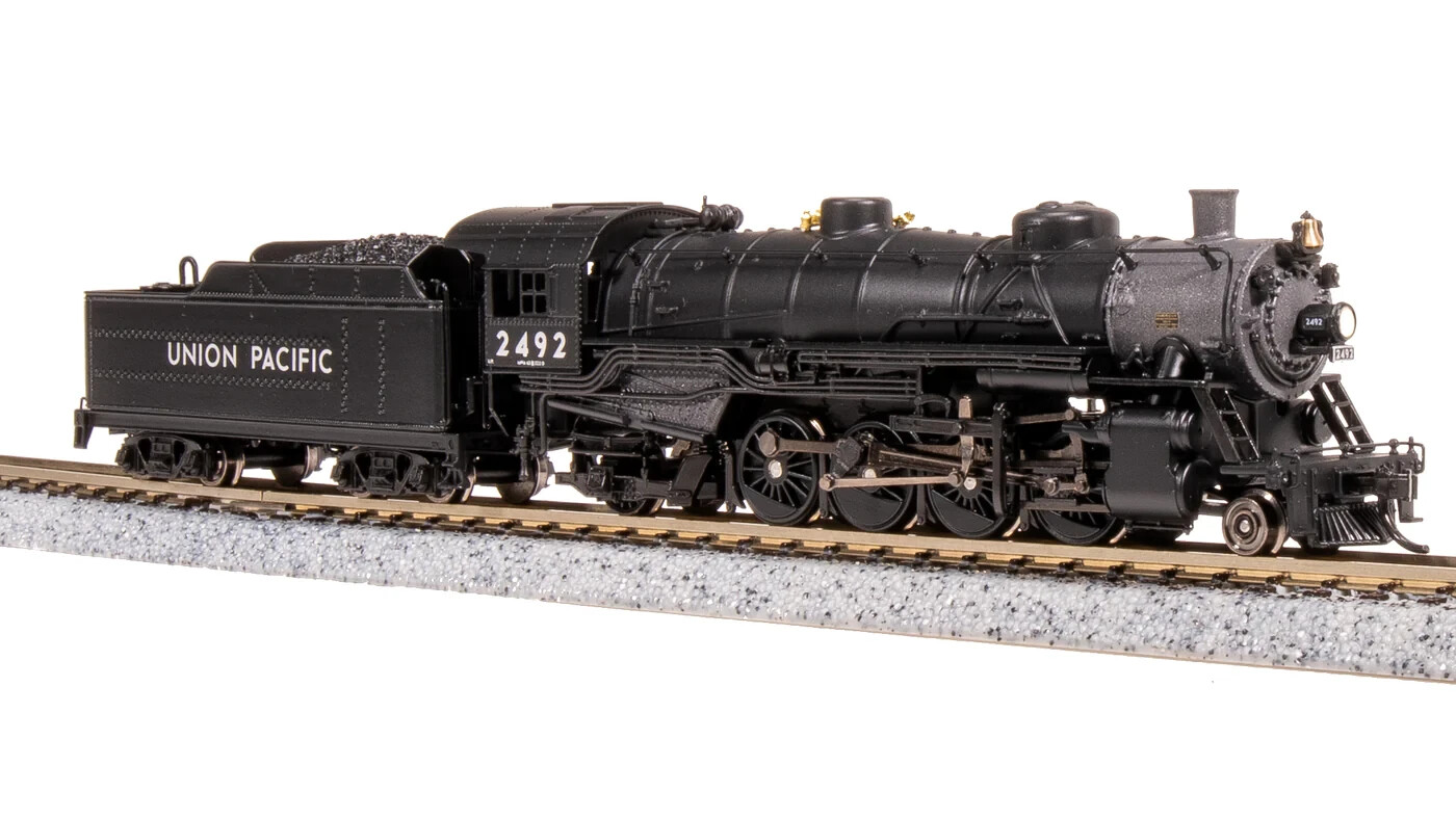 BROADWAY LIMITED 7864 N SCALE USRA Light Mikado, UP 2497, Paragon4 Sound/DC/DCC