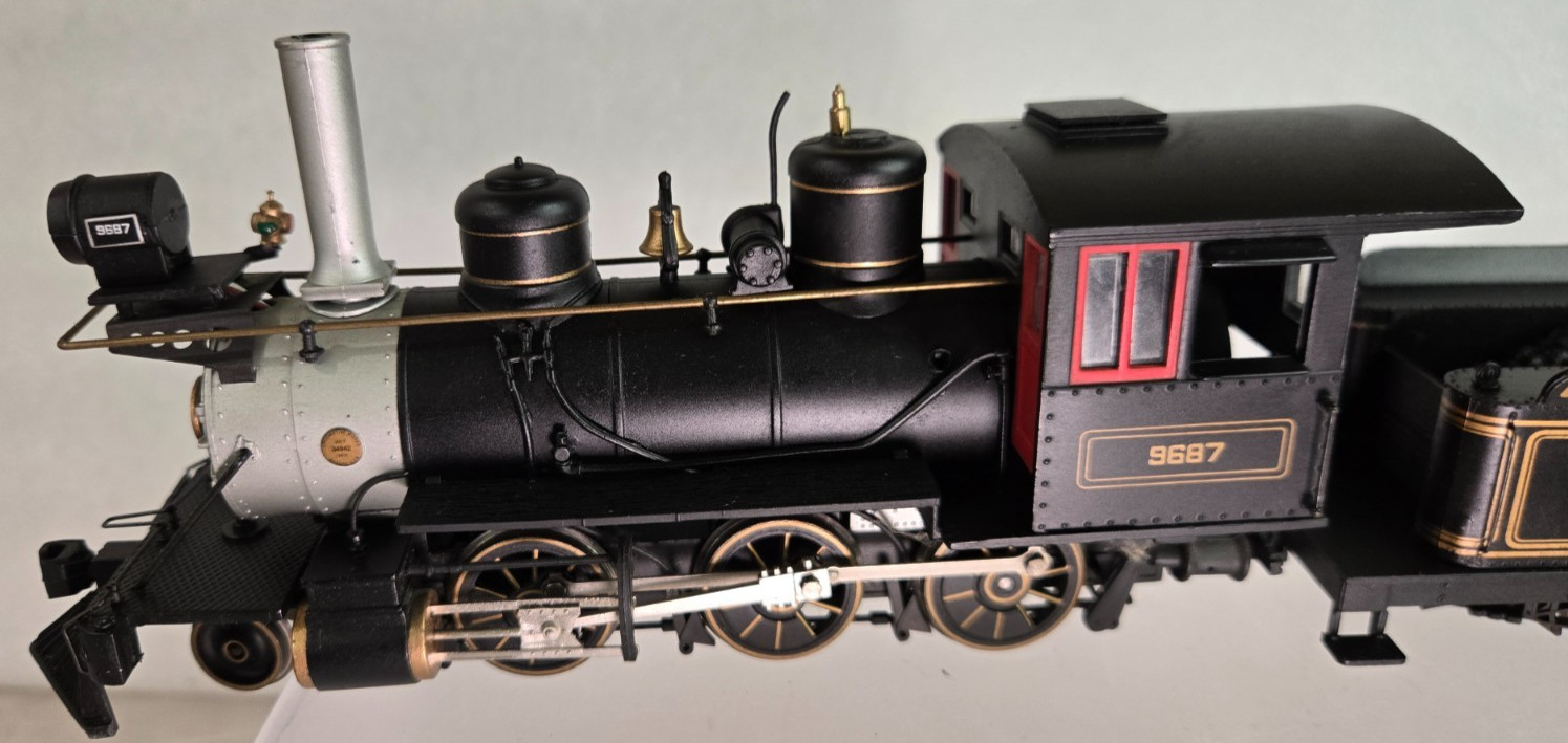 On30 Bachmann Spectrum 25214 2-6-0 Pennsylvania 9687 Steam Locomotive & Tender