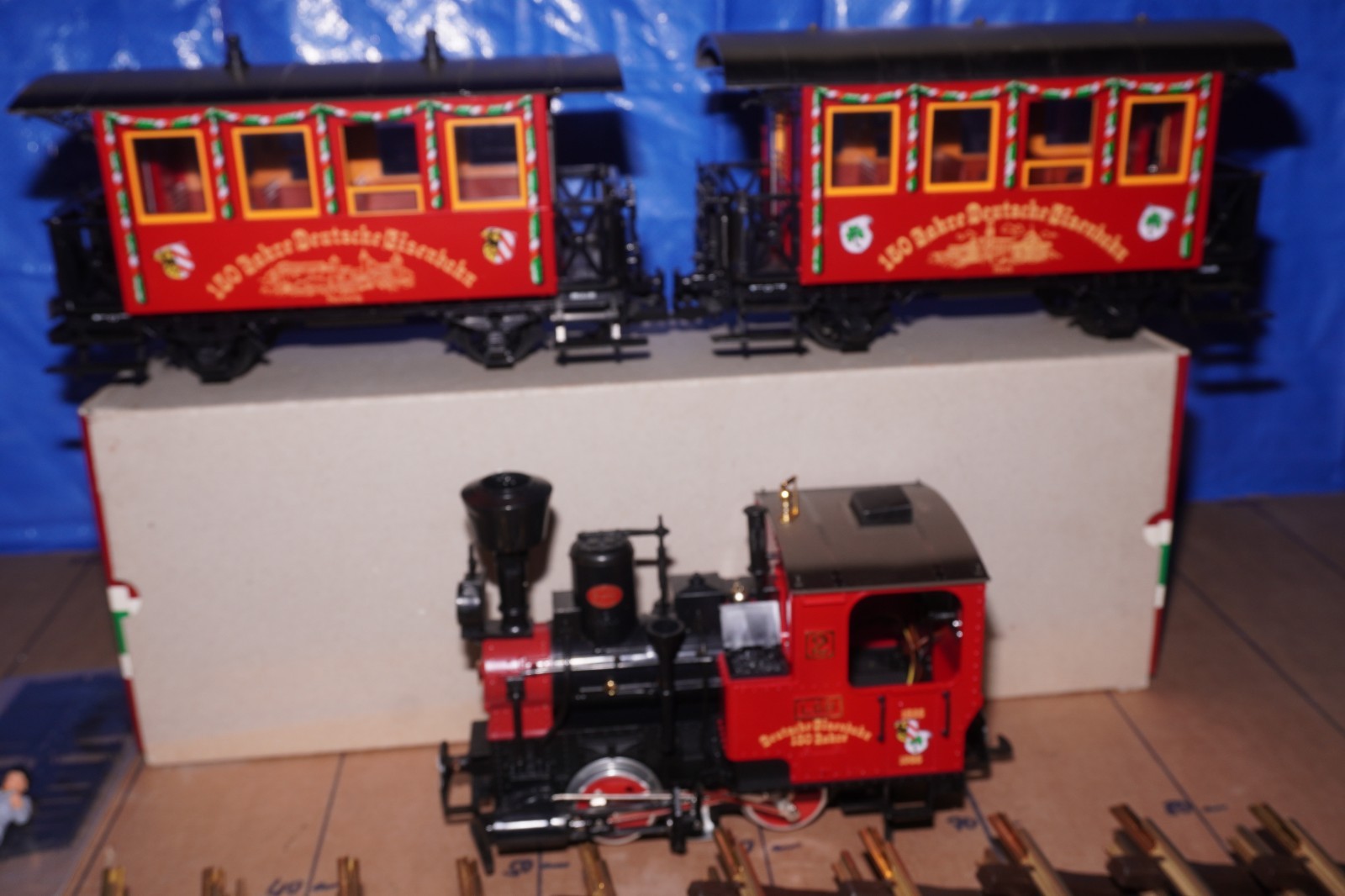 LGB 20401 Dampflok Stainz 150 Jahre Deutsche Eisenbahn Set + Track in OVP