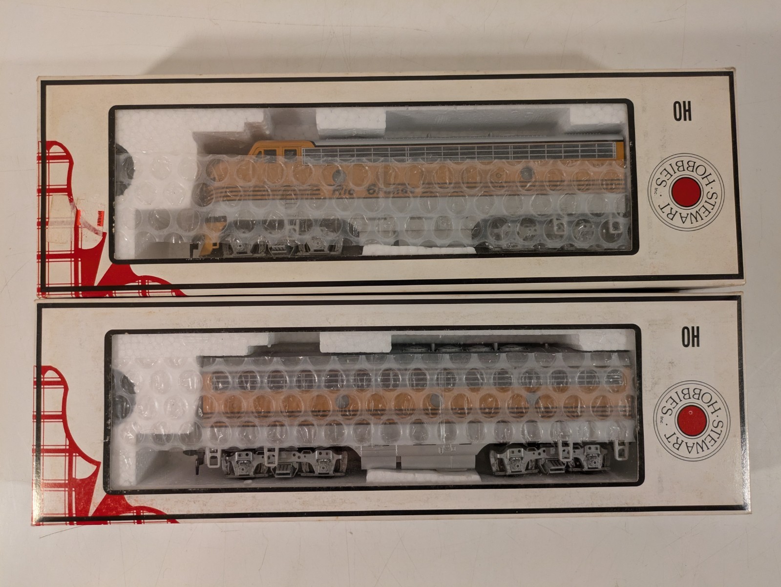 HO EMD F7A/F7B Set D&RGW Denver & Rio Grande W (Both Powered) DC NIB NOS #9080/1