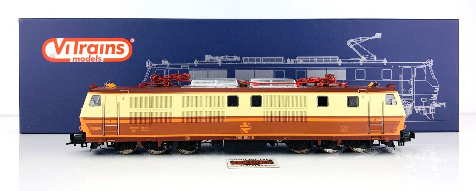 PT205 – VITRAINS H0 2007 – RENFE 250.604-6 “STAR” ELECTRIC LOCOMOTIVE