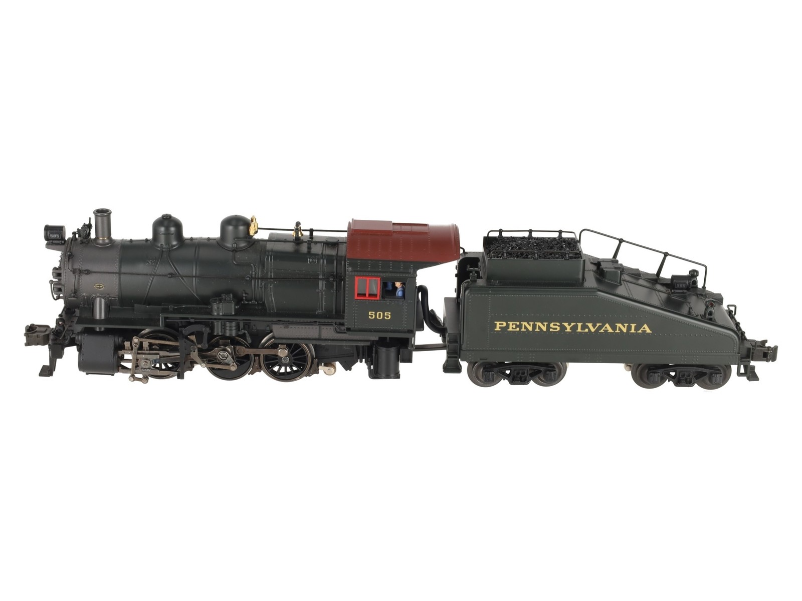 K-Line K3480-0001 O Gauge Pennsylvania 0-6-0 B6 Steam Switcher #505 w/Railsounds