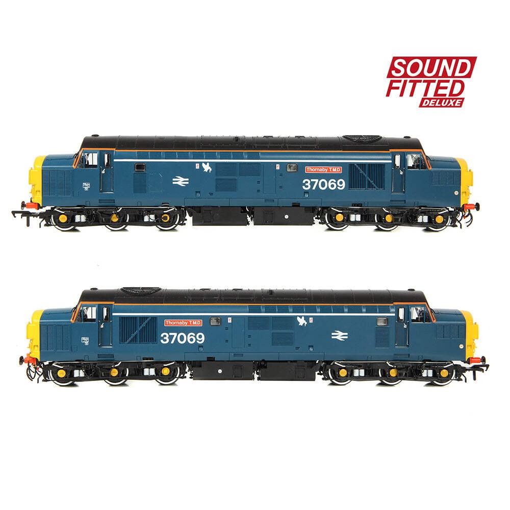 Bachmann 35-312SFX OO Gauge Class 37 37069 Thornaby TMD BR Blue DCC SOUND DELUXE