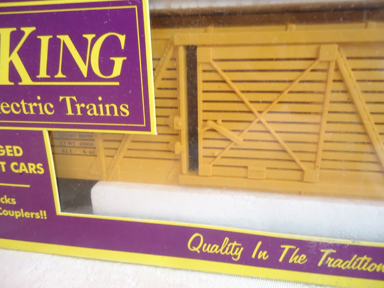 Rail King by MTH O Scale New York Central Stock Car 3 Rail MT-7101