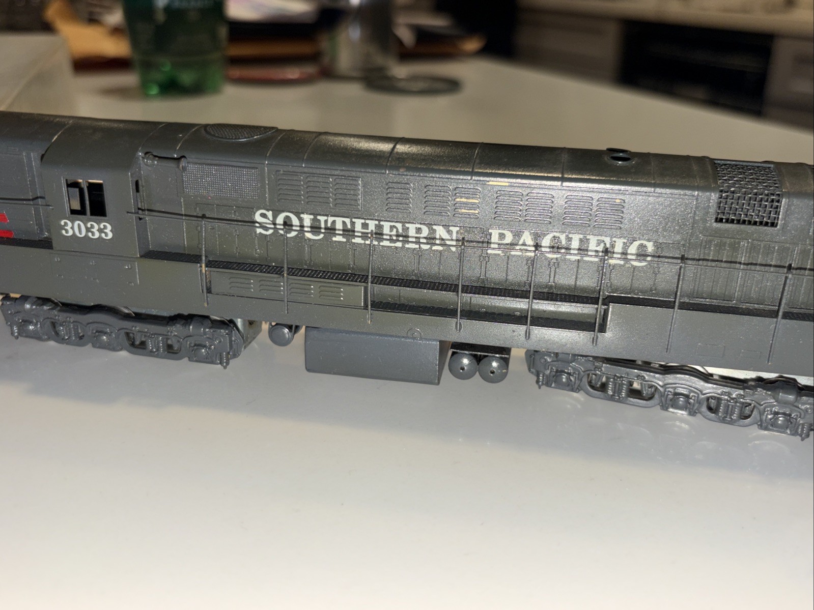 HO Brass- Brass Division Point Southern Pacific Trainmaster 6-6 #3033 Unused