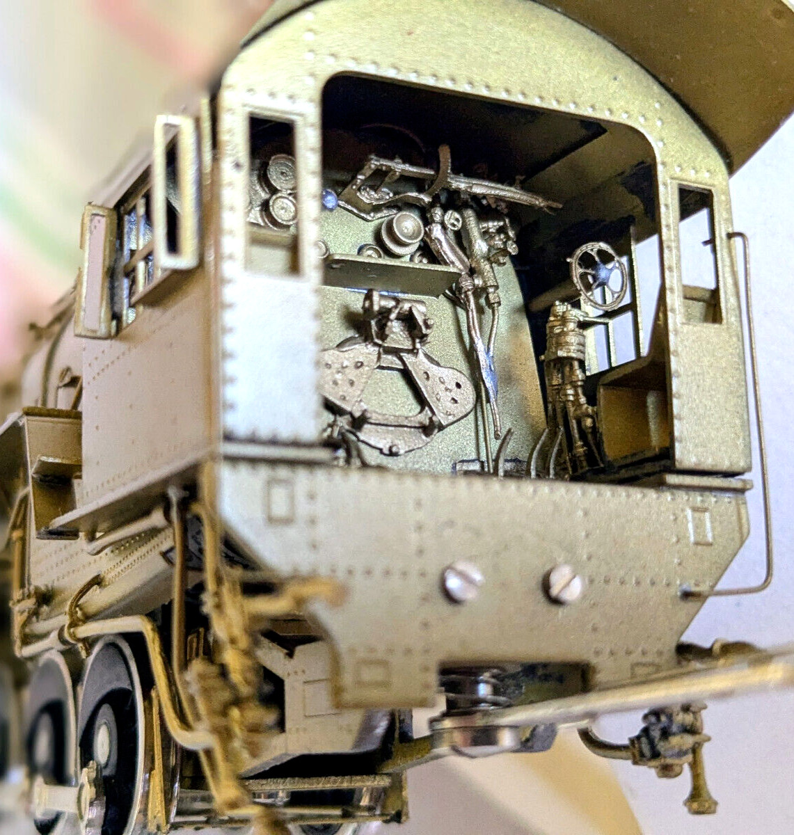 WESTSIDE SAMHONGSA BRASS “B&O U-1 0-10-0” HO **BACKHEAD **CAN MOTOR **RUNS G@@D!