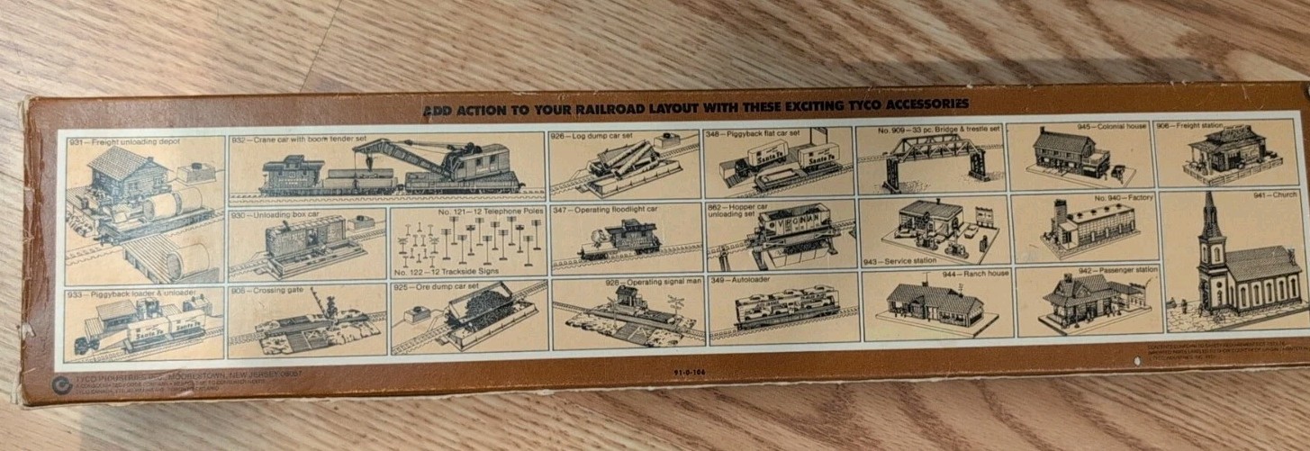 Tyco HO Scale Clementine 0-8-0 Steam Engine #5 & Tender Good Condition