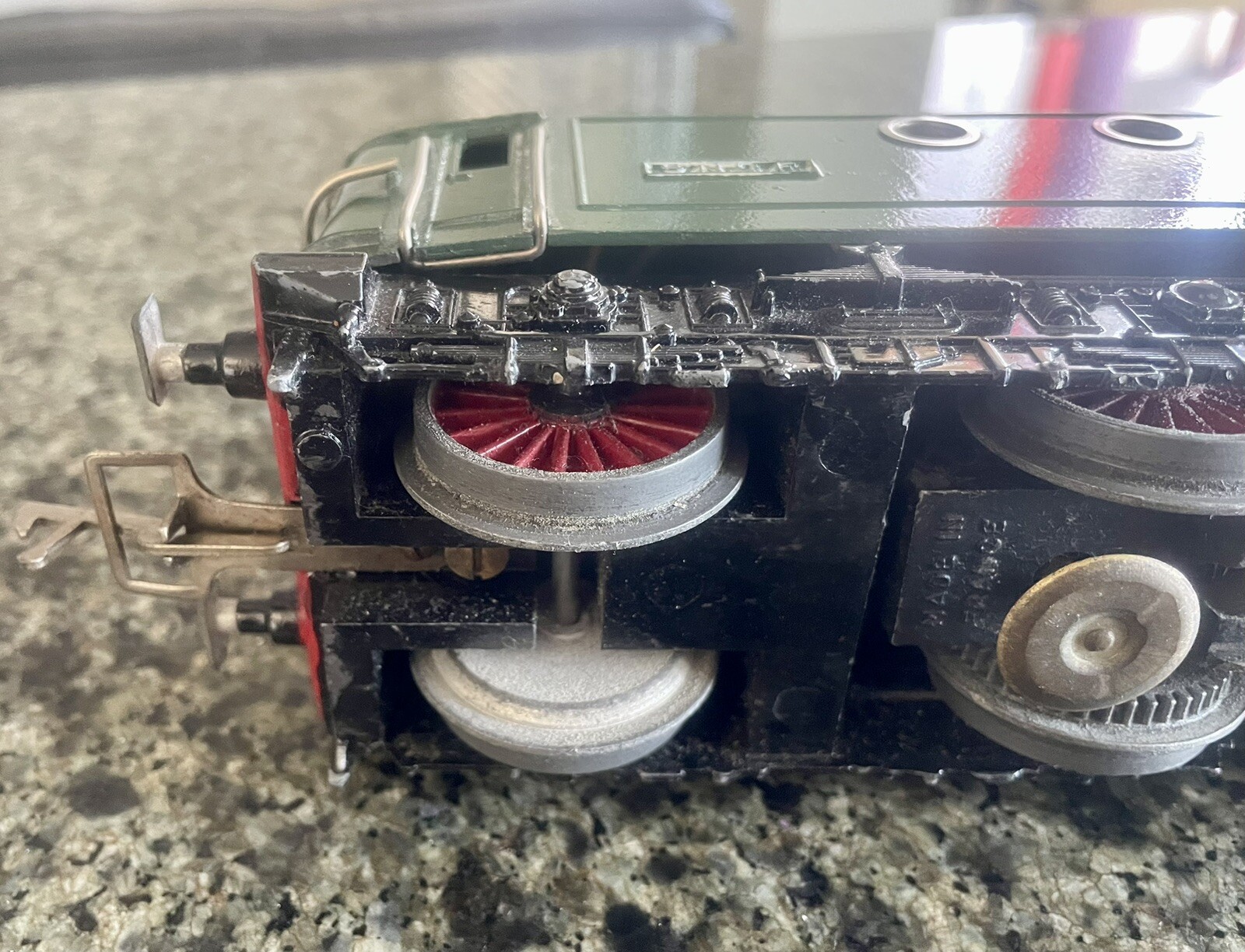 Vintage 1956 JEP BB 8101 green Locomotive. O Gauge. Made in France 🇫🇷