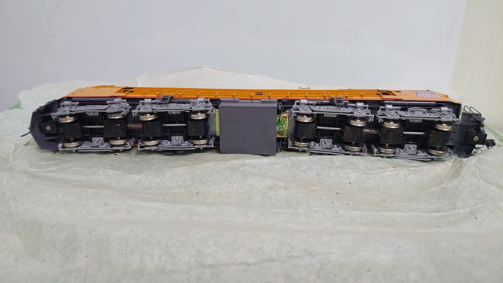 Overland (OMI) Brass Union Pacific Veranda Turbine – HO scale