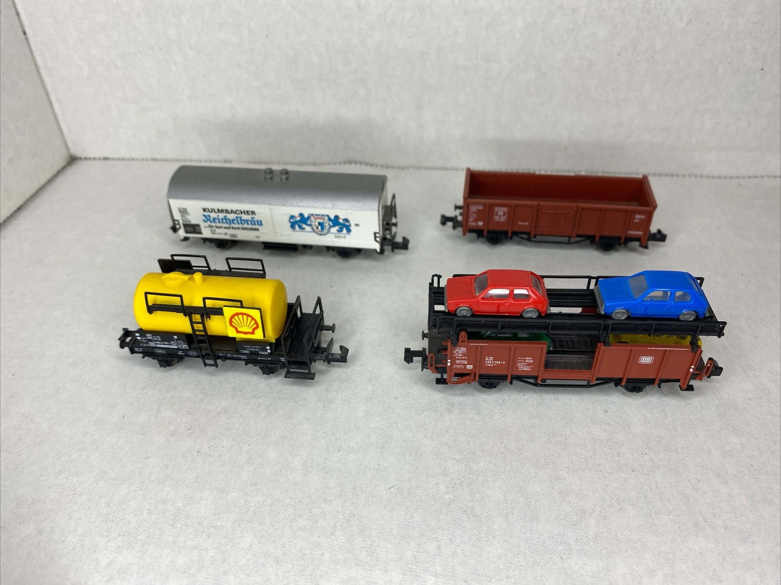 FLEISCHMANN PICCOLO N gauge Kulmbacher 8326 Shell 8400 Car Transport 8225 2457
